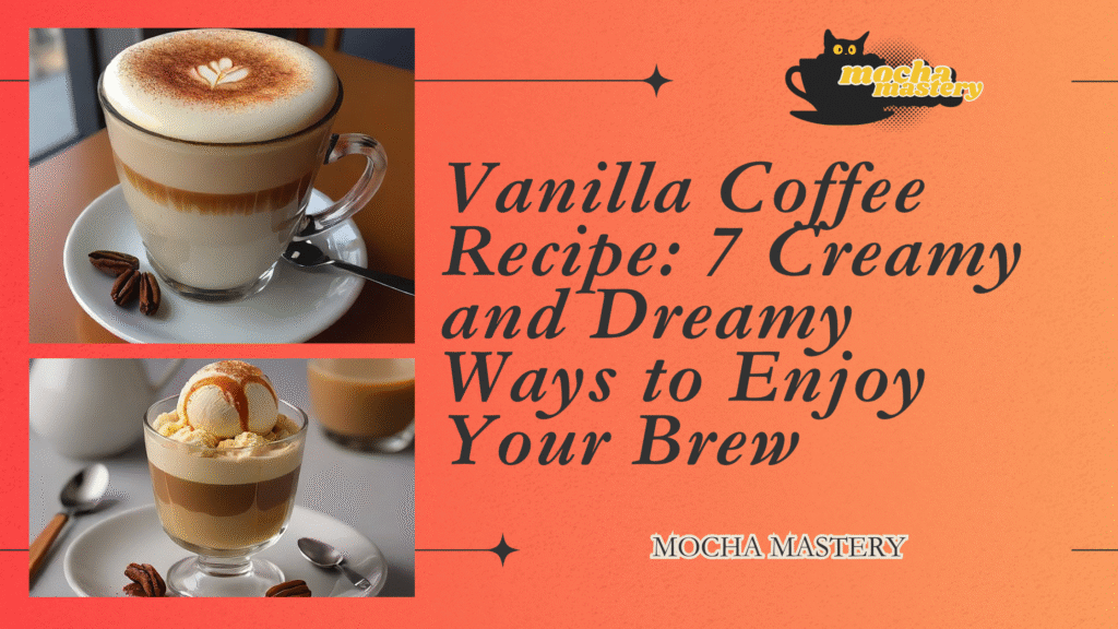 Vanilla Coffee Recipe: 7 Creamy and Dreamy Ways to Enjoy Your Brew
